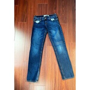 Size 5 (27Wx33L) Hollister Blue Skinny Jeans
